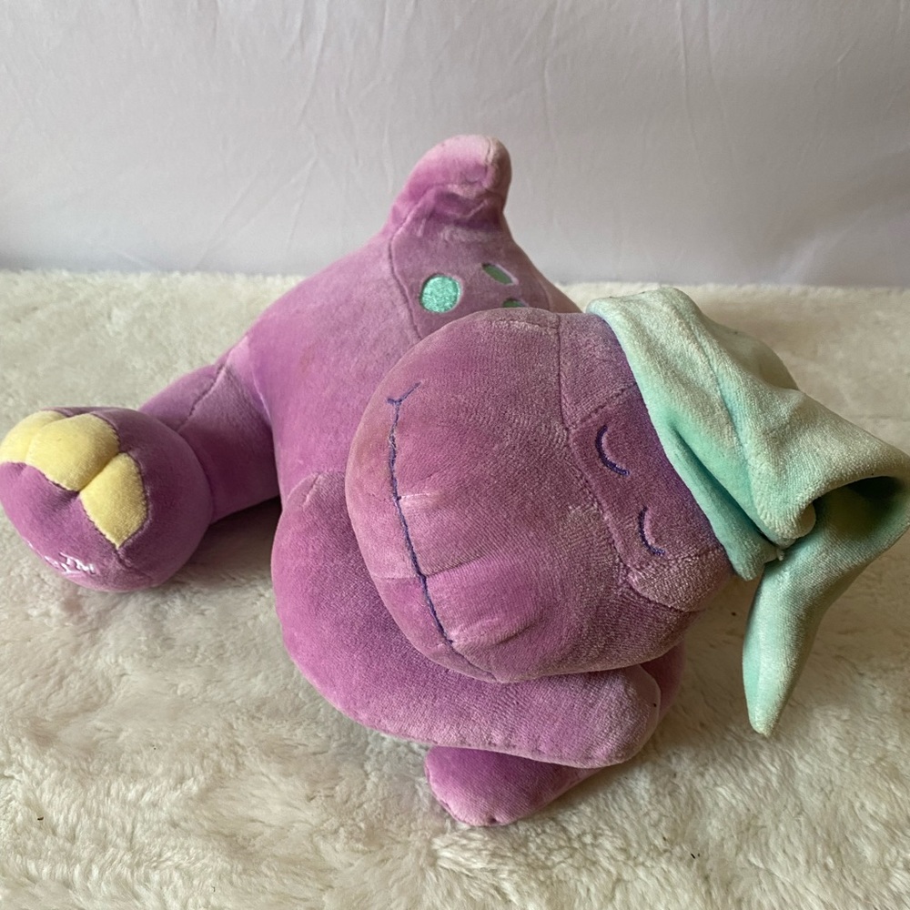 Barney Baby The Dinosaur Plush Vintage Lyons 7"  Lullaby I Love You 2000